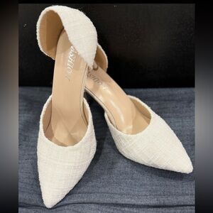 Elegant Cream Women's Heels